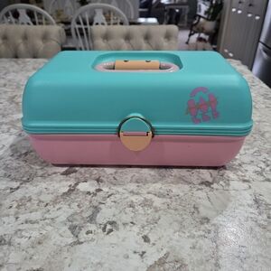 Vintage Pink And Teal Caboodle Model 2620